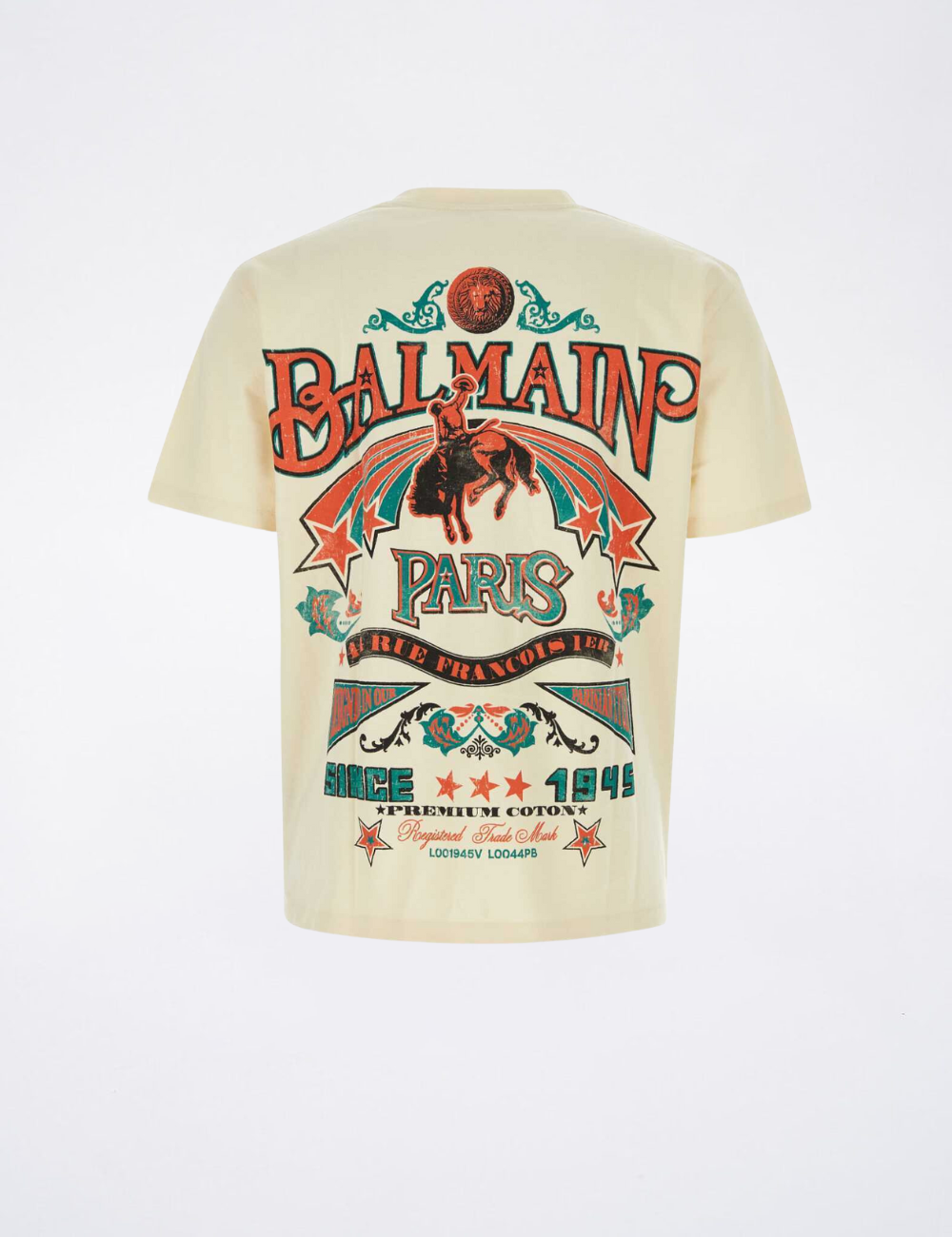 Balmain Sand cotton t-shirt