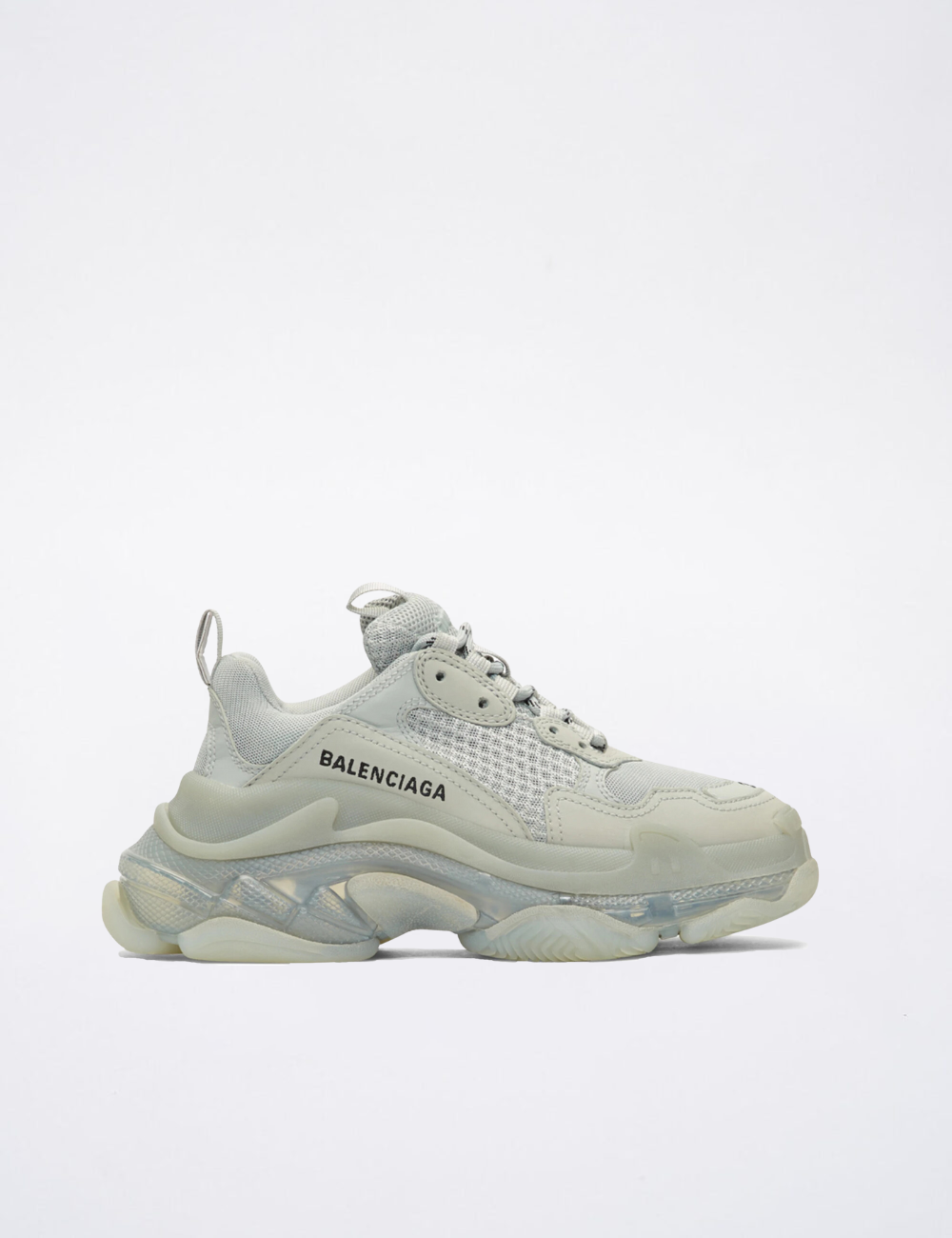 Balenciaga Triple S Clear Sole Pearl Grey