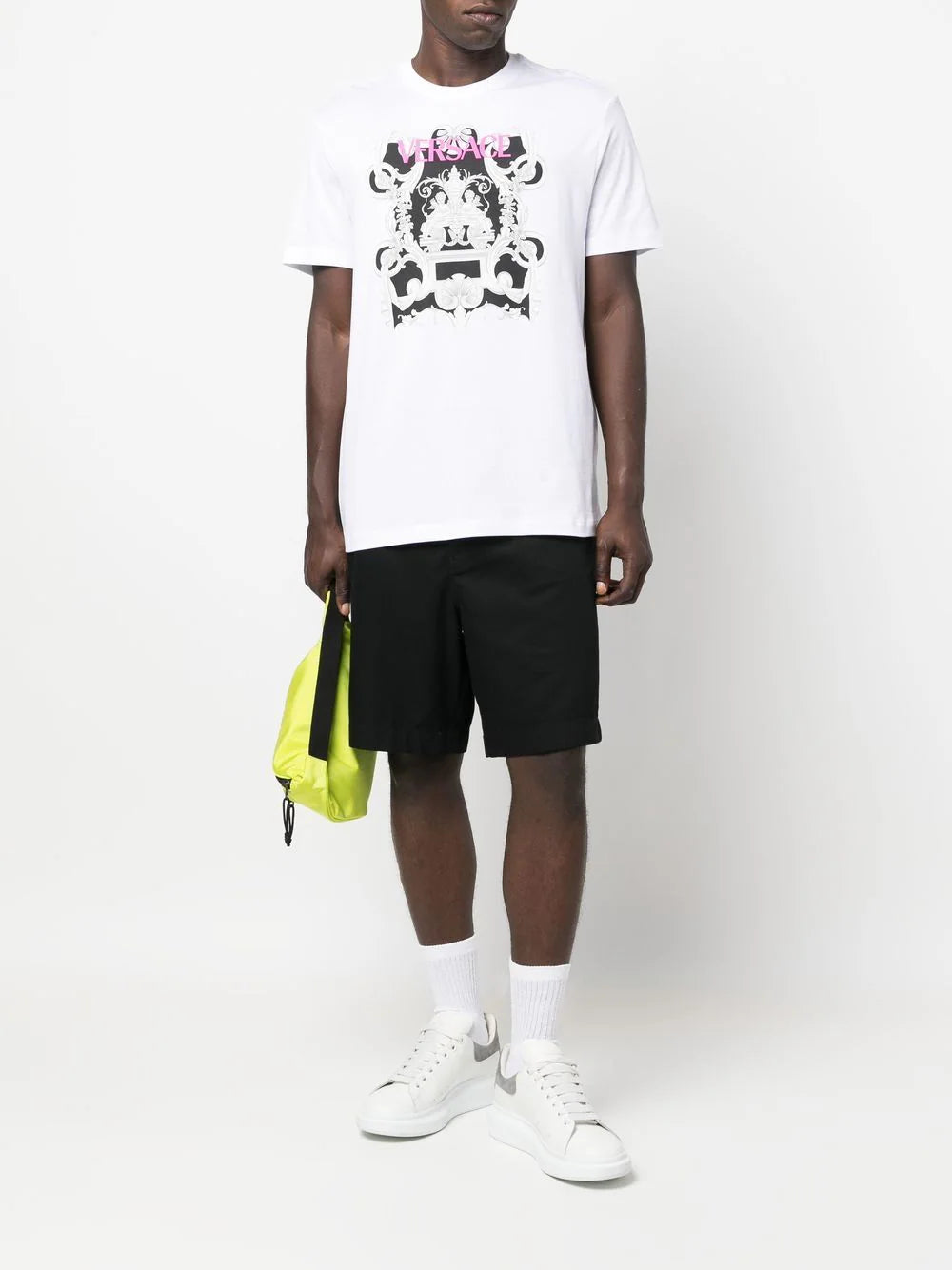 Versace graphic-print cotton T-shirt1