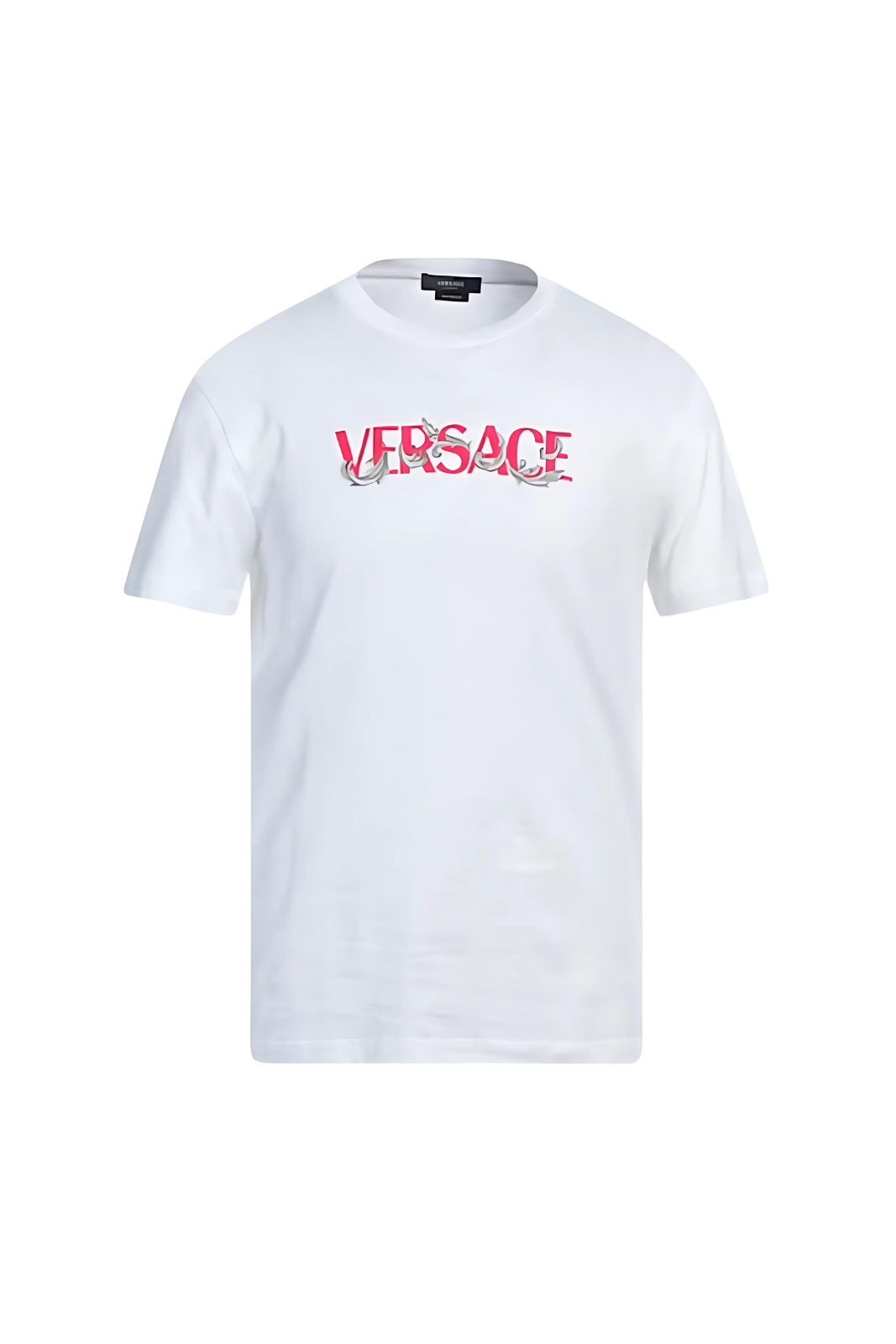 Versace Barocco White/Pink Logo T-shirt