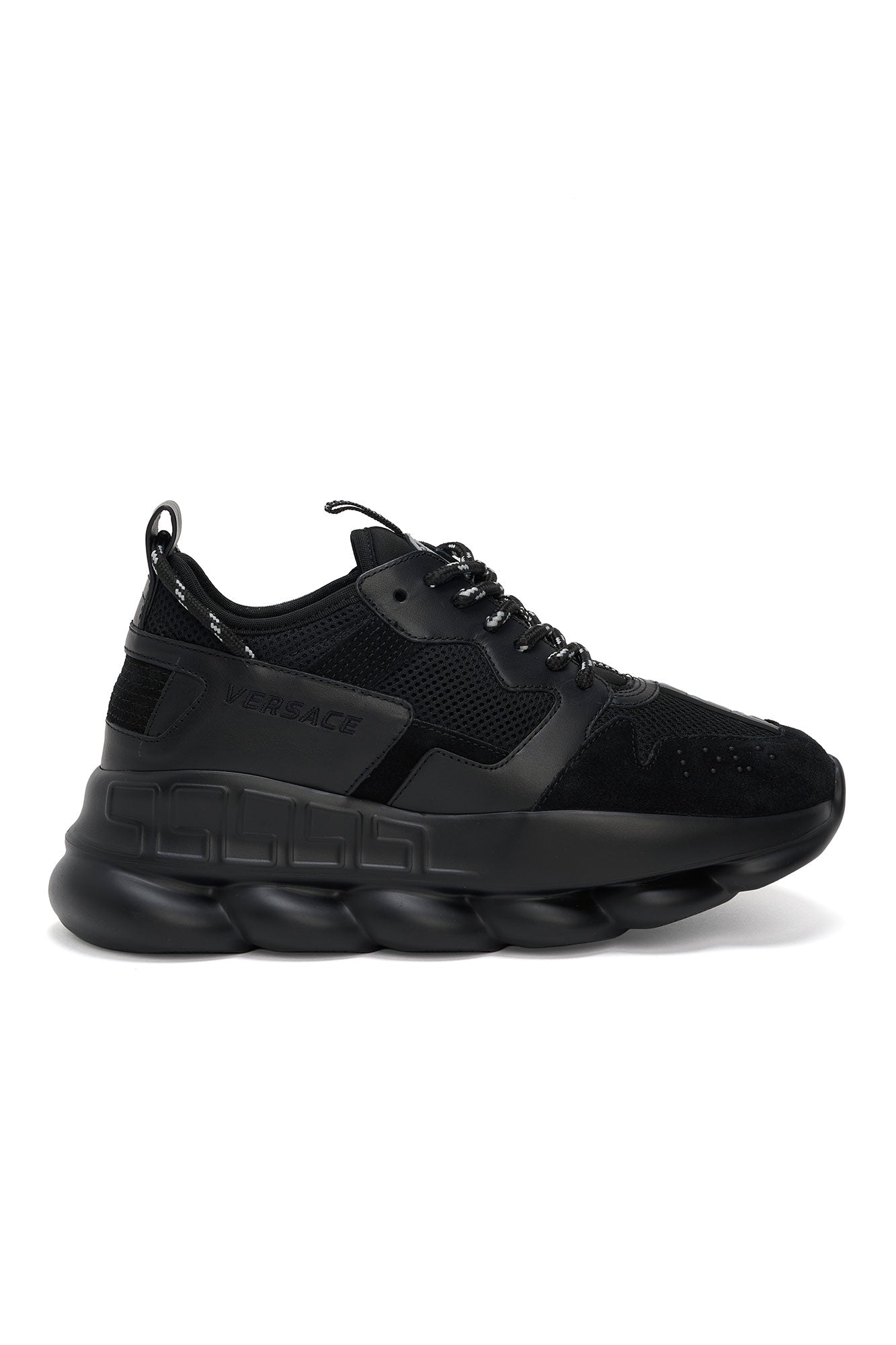 Versace Chain Reaction V2 Full Black Men Sneakers