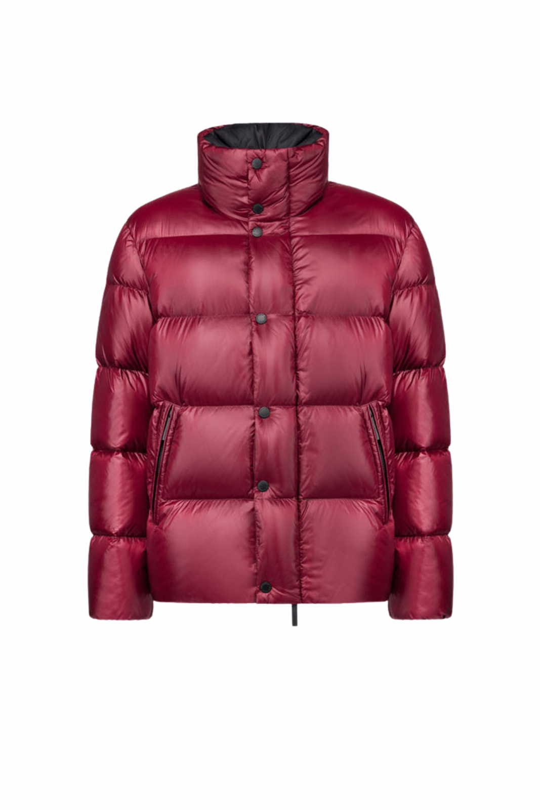 After Label Chamonix Short Down Jacket N051 dark red