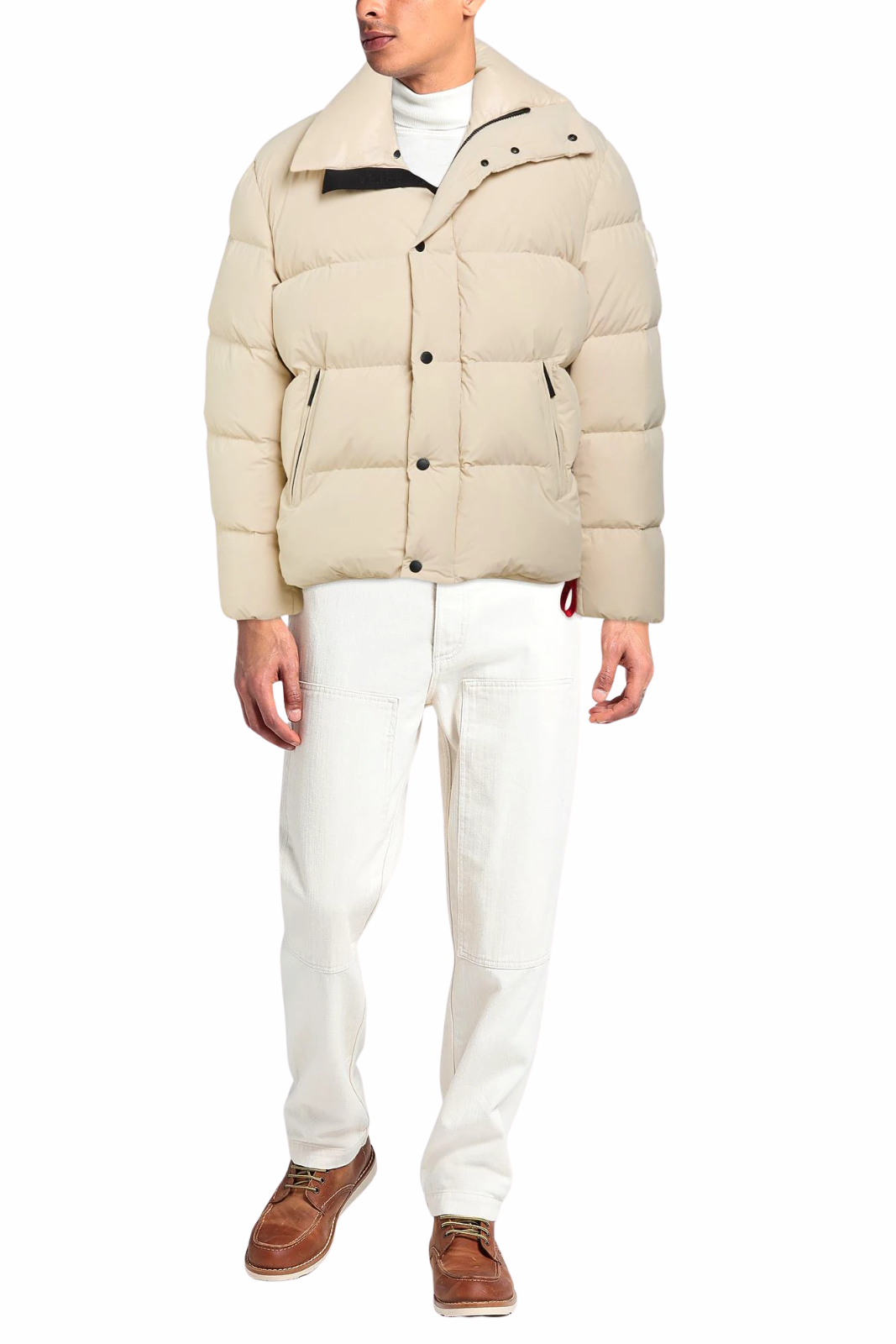 After Label Chamonix Short Down Jacket N7854-1 Beige