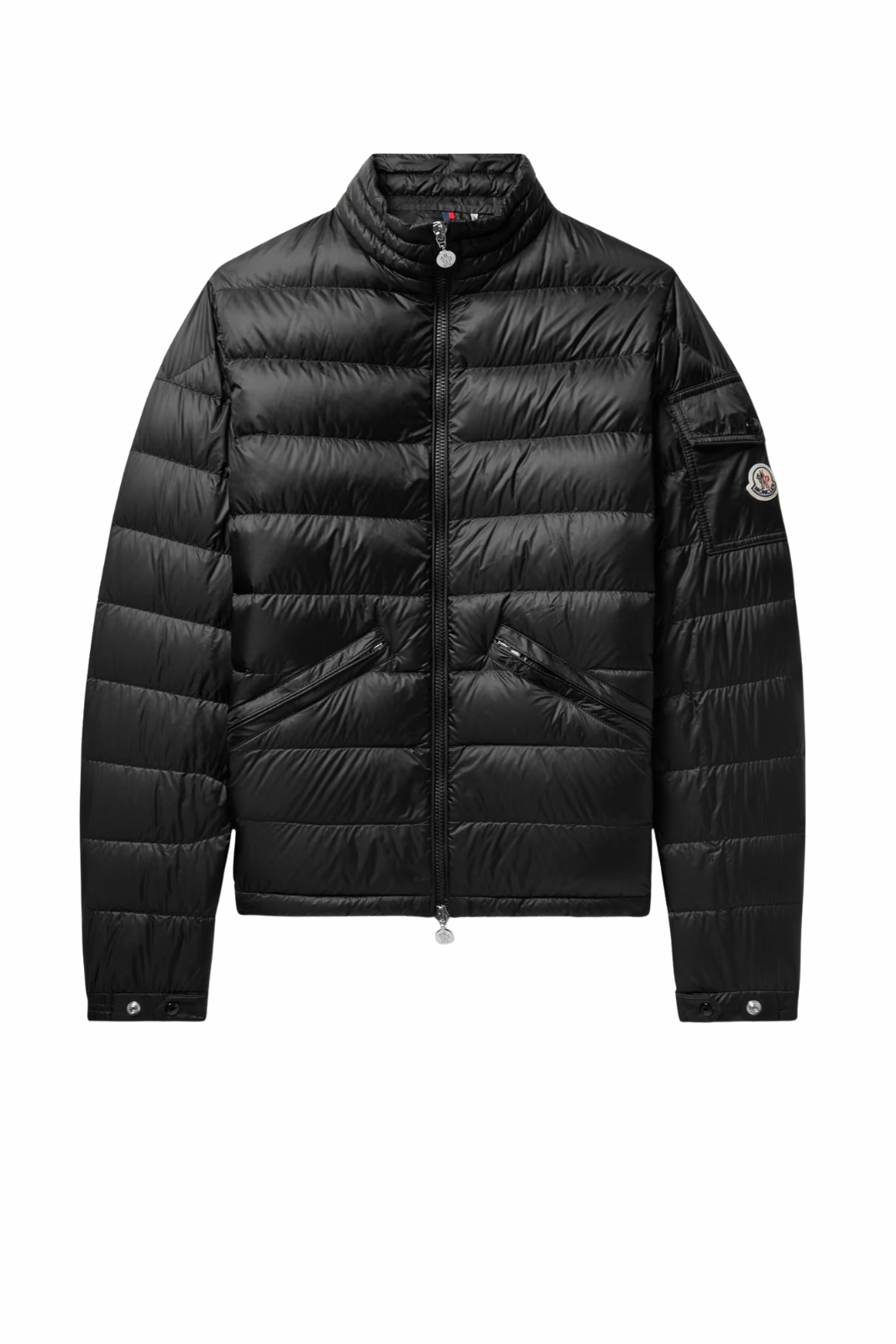 Moncler Agay Slim-Fit Logo-Appliquéd Quilted Nylon Down Jacket