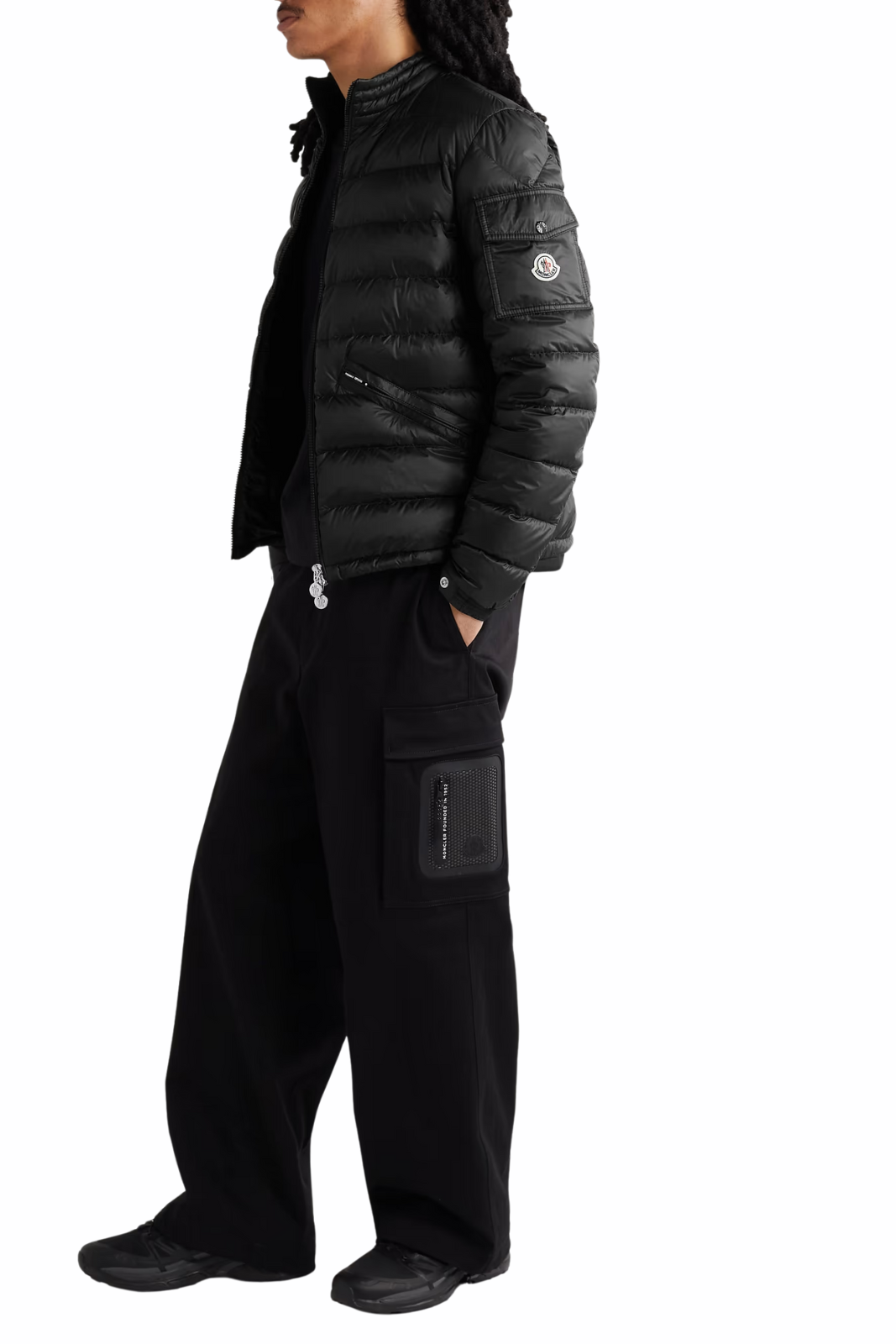 Moncler Agay Slim-Fit Logo-Appliquéd Quilted Nylon Down Jacket