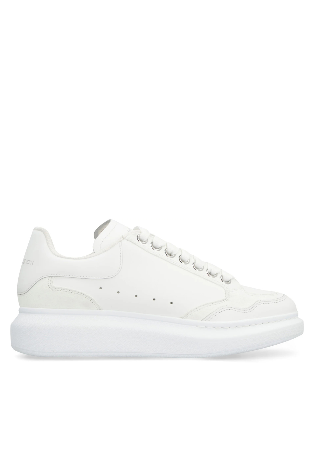Alexander McQueen Larry Leather Low-Top Women Sneakers White