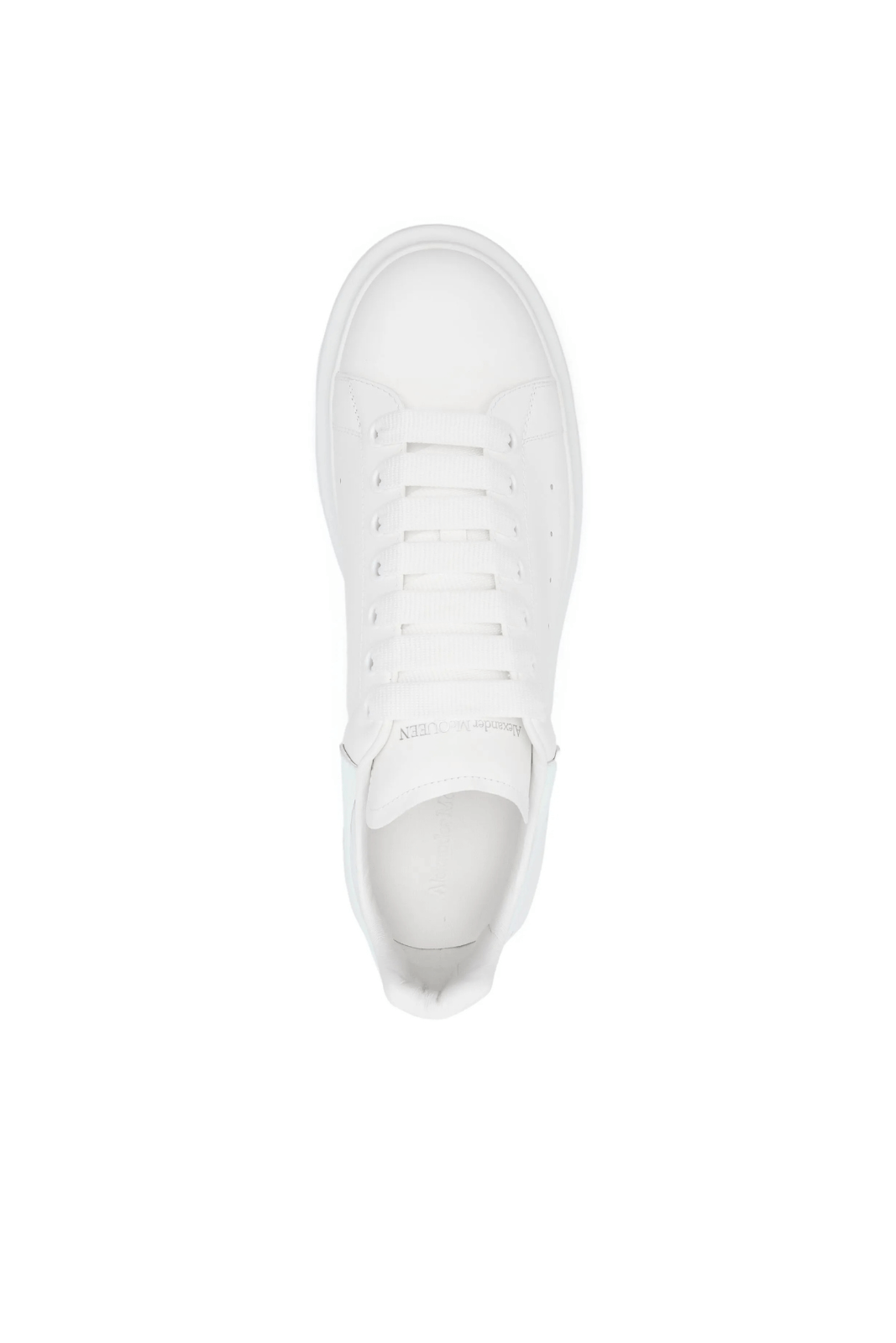 Alexander McQueen Oversized lace-up White/Rainbow multicolor Woman sneakers