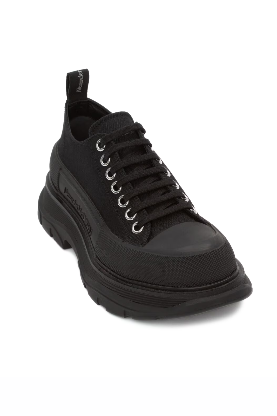 Alexander McQueen Women's Tread Slick Lace Up in Black