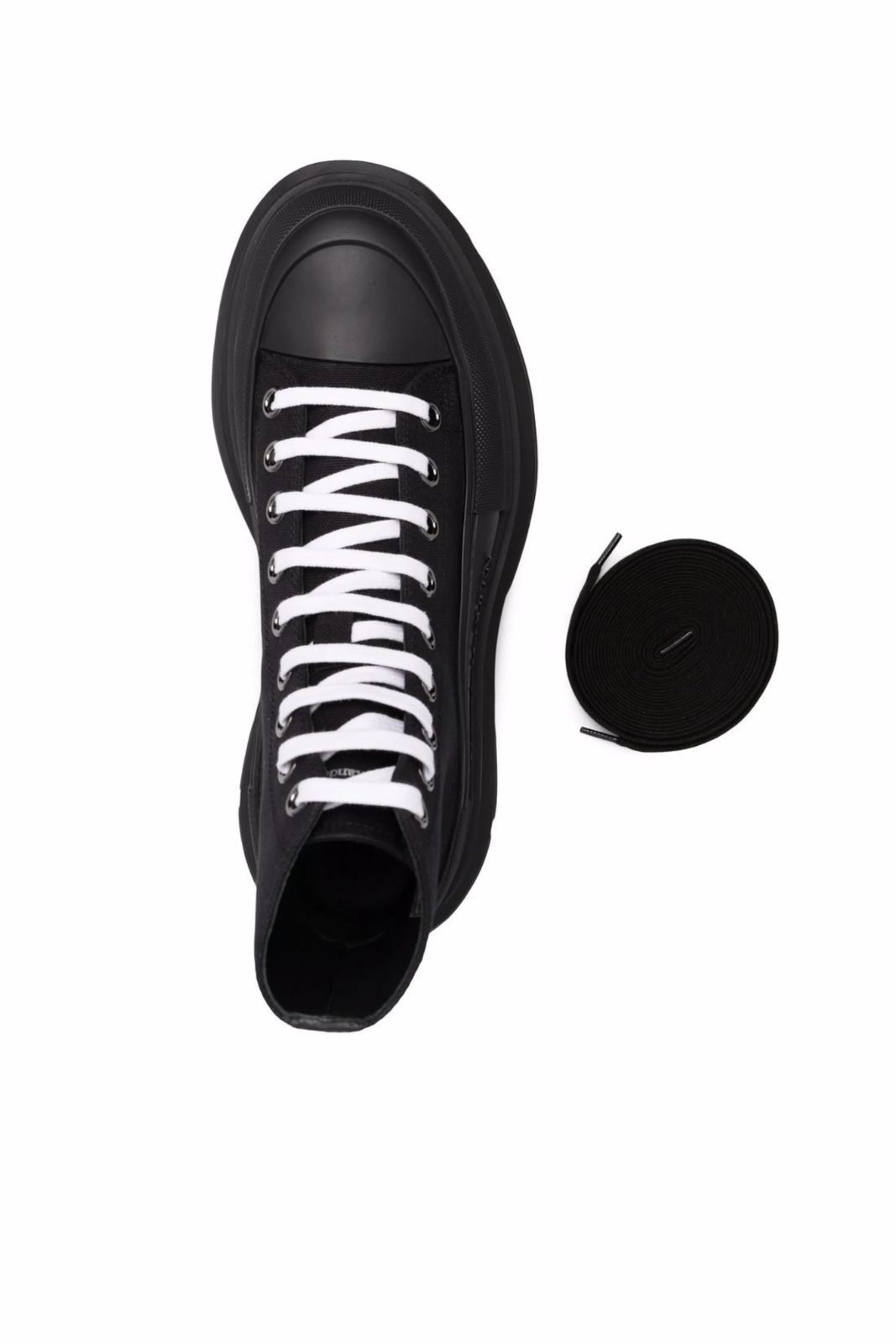 Alexander McQueen Black Tread Slick high-top sneakers