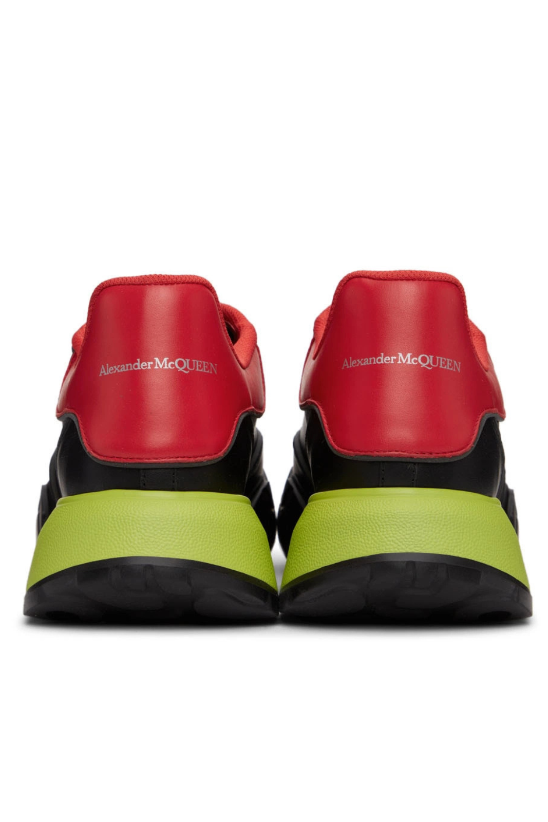 Alexander McQueen Court Trainer Black Red Mousse Sneakers