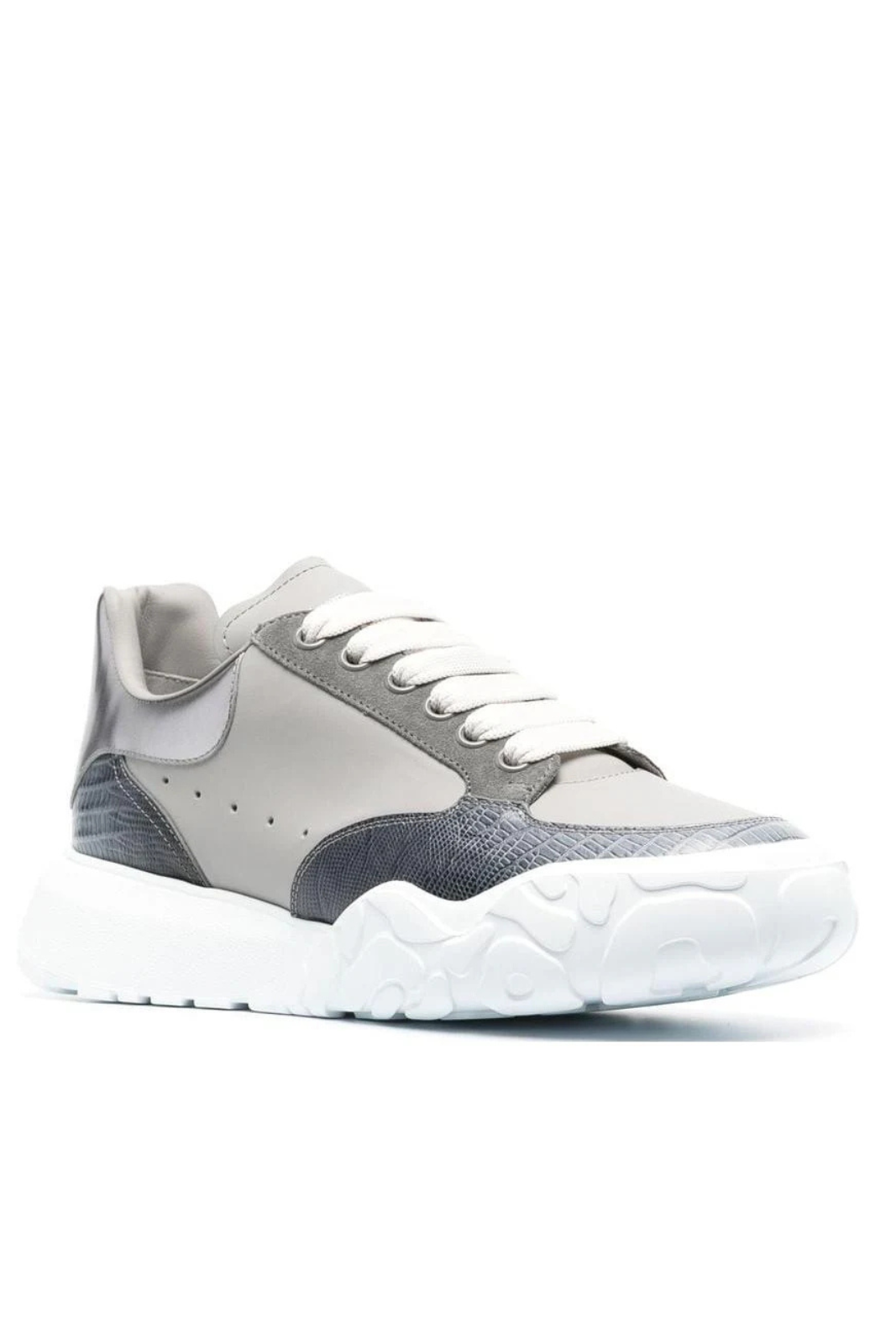 Alexander McQueen Court Men Trainer 'Grey Silver Navy White'