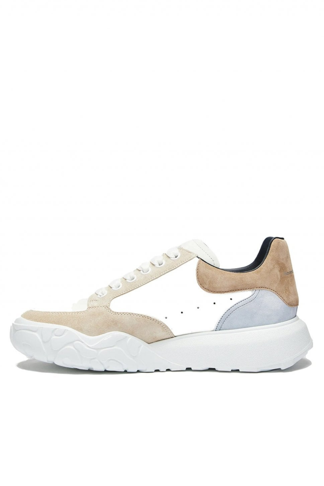 Alexander McQueen Oversized Court Man Sneakers White Beige
