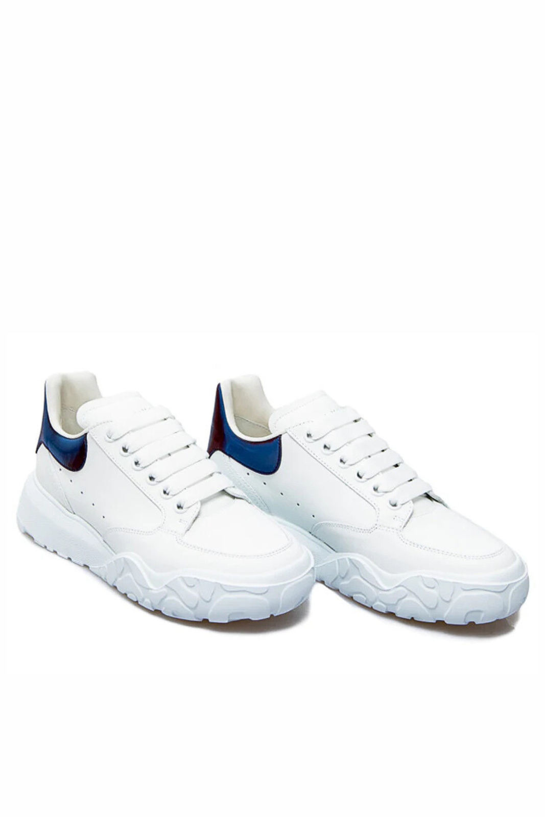 Alexander McQueen Court Trainer White Blue Black