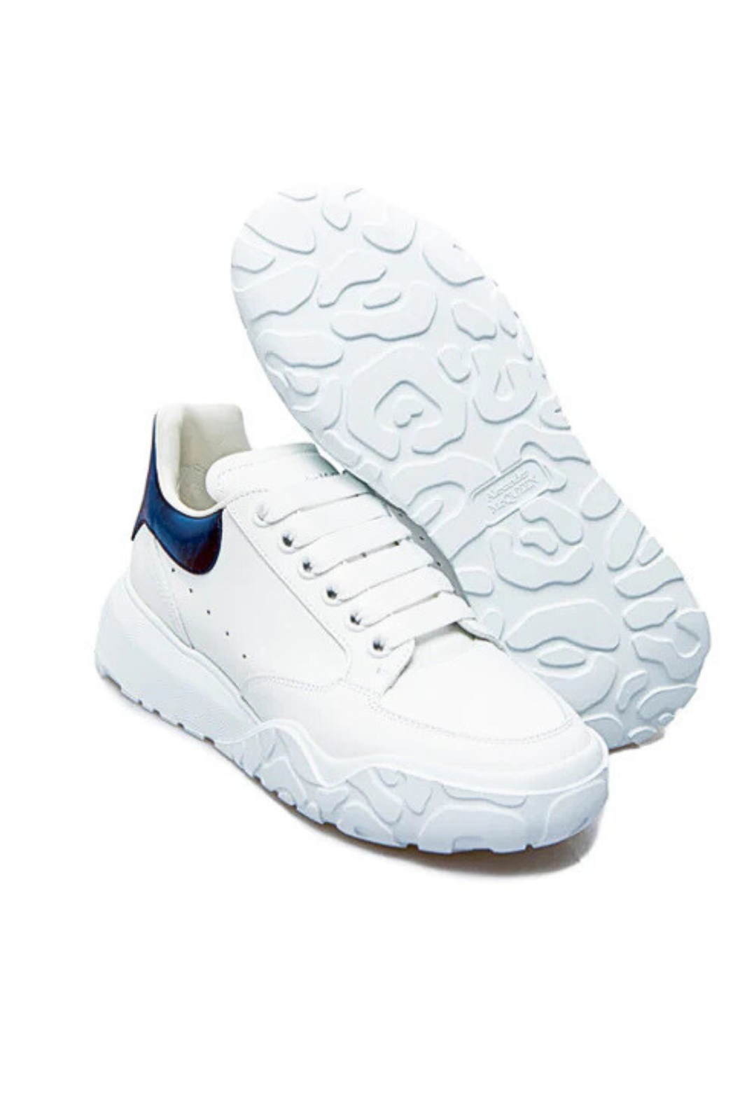Alexander McQueen Court Trainer White Blue Black