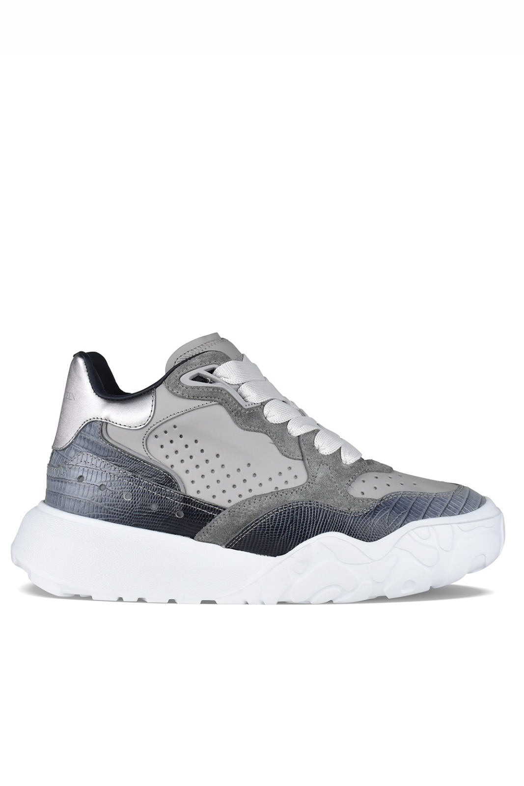 Alexander McQueen Sprint Runner leather sneakers Grey