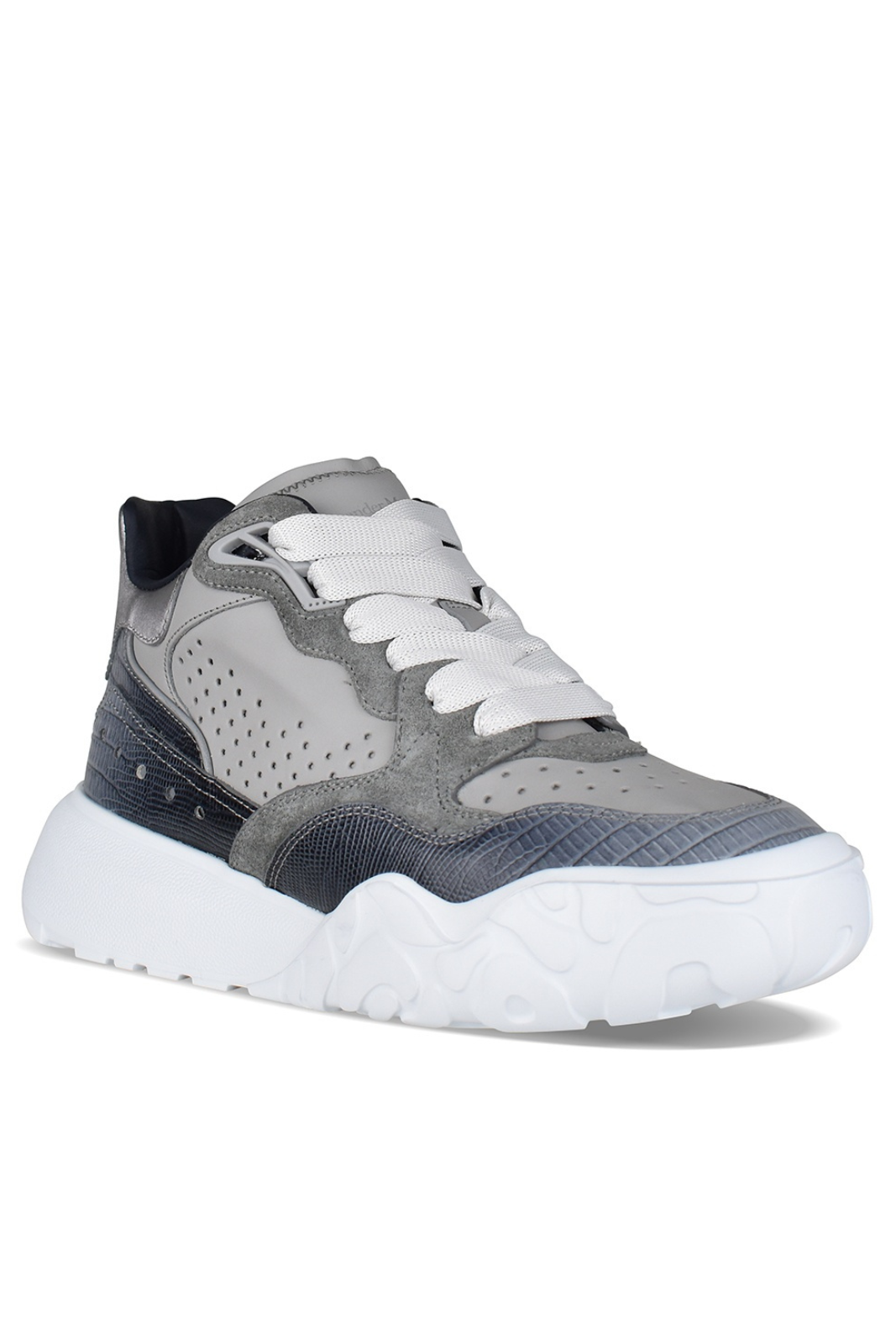 Alexander McQueen Sprint Runner leather sneakers Grey
