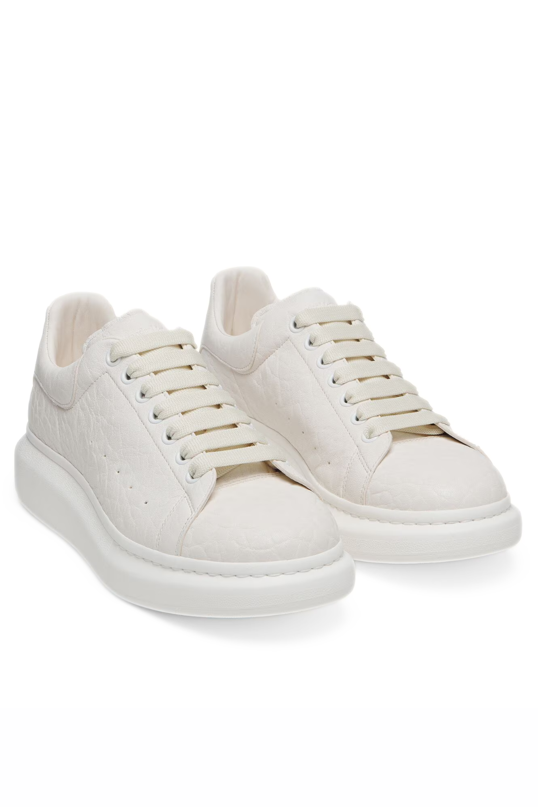 Alexander McQueen Oversized Off White Low Top Sneakers