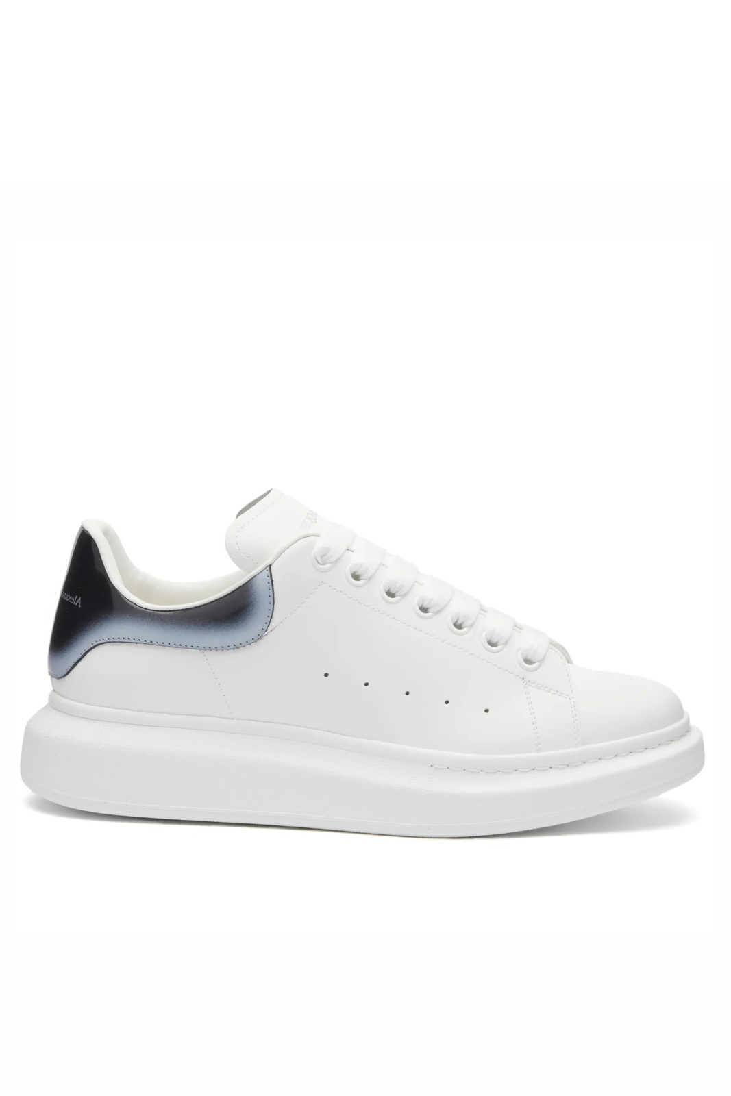 Sneakers barbati Alexander McQueen Degradee alb negru argintiu