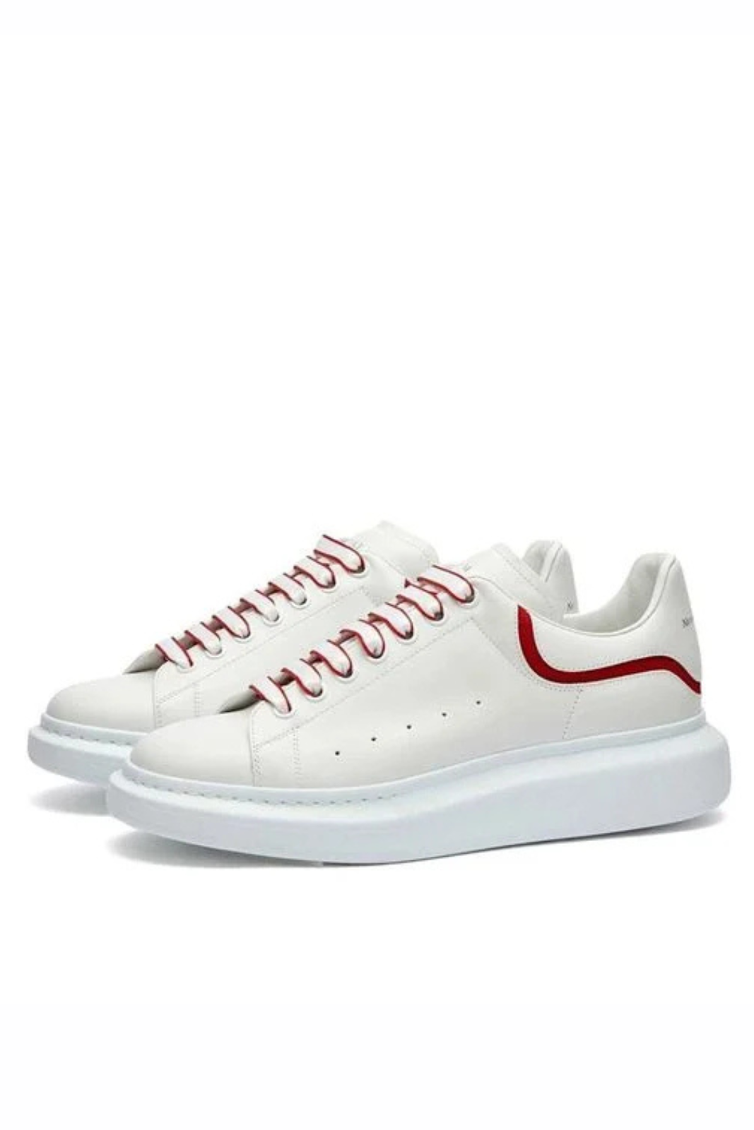 Alexander McQueen Sneakers Oversized White Red