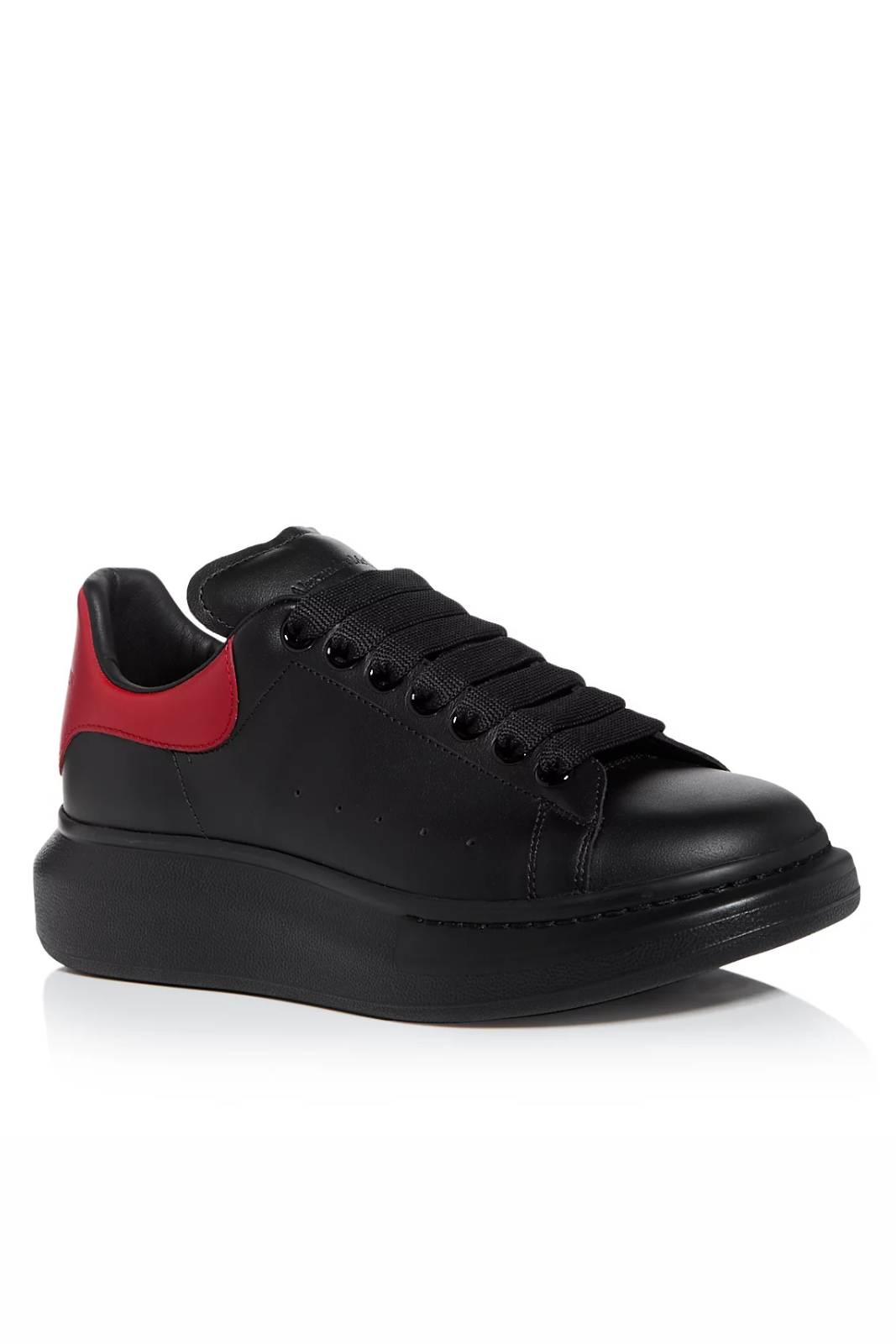 Alexander McQueen Men's Oversized Sneakers Black Red