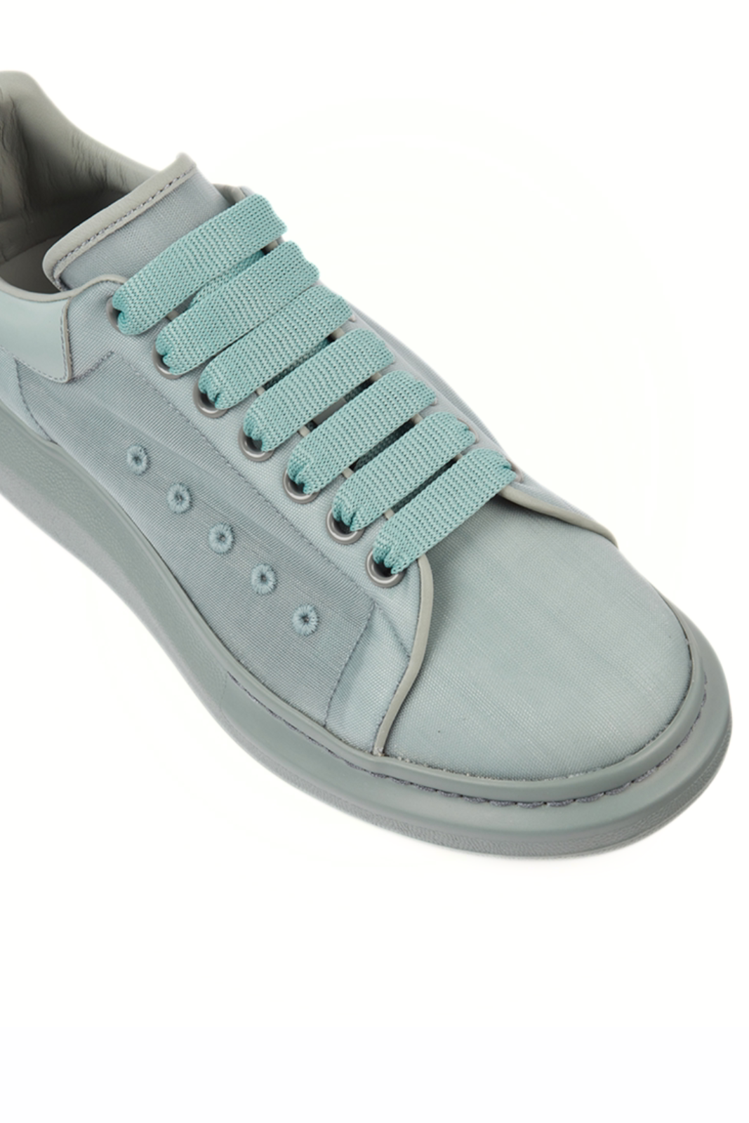 Alexander McQueen Oversize Transparent Sneaker Turquoise
