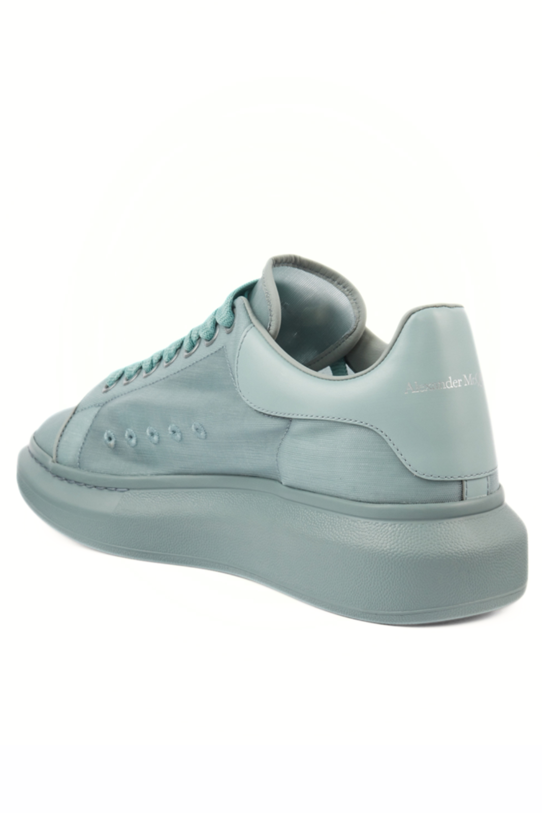 Alexander McQueen Oversize Transparent Sneaker Turquoise