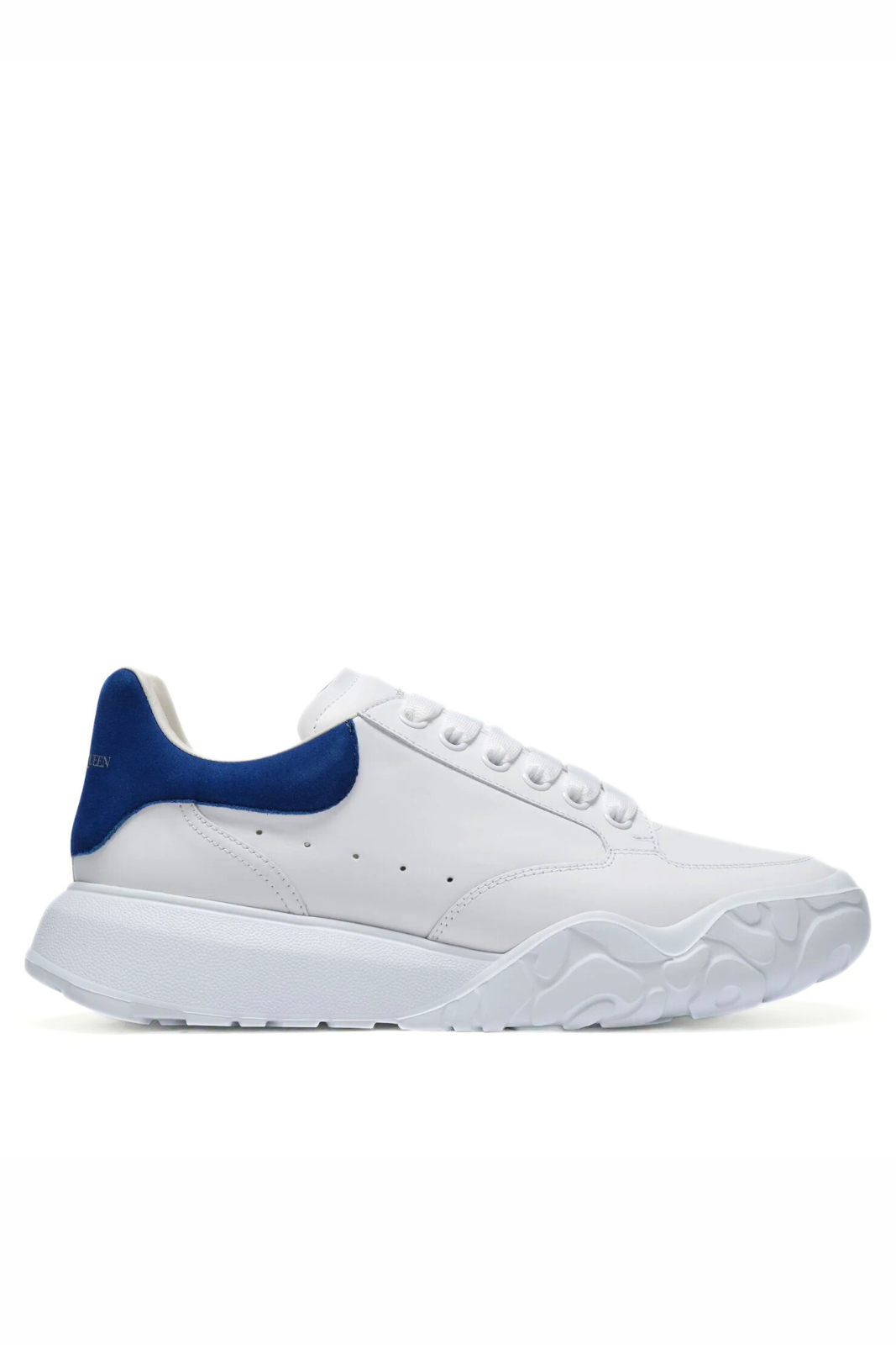 Alexander McQueen Court Sneakers White Blue Paris