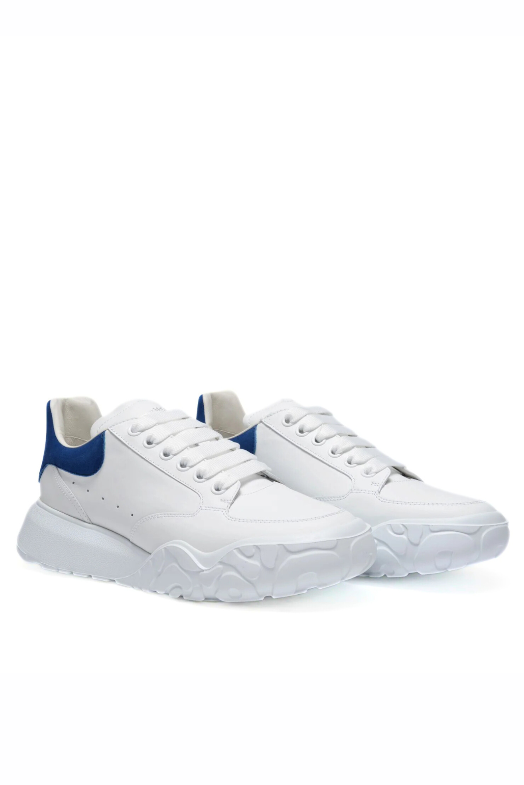 Alexander McQueen Court Sneakers White Blue Paris