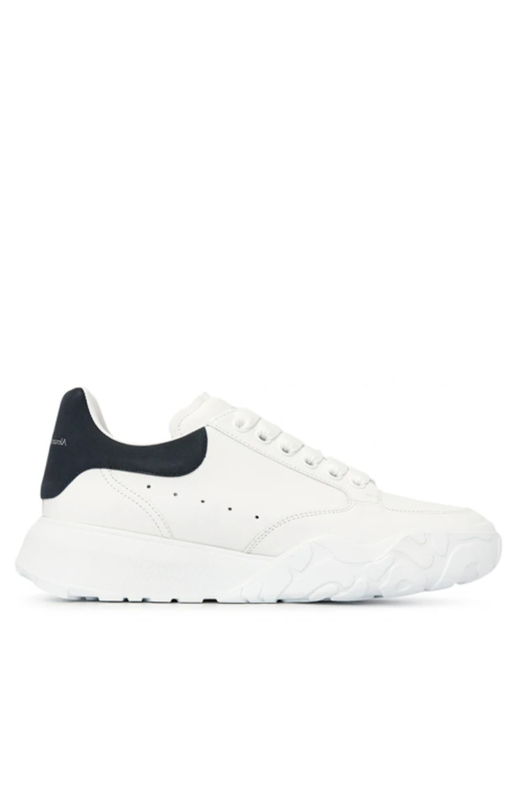 Alexander McQueen Oversized Court Trainer White Midnight Navy