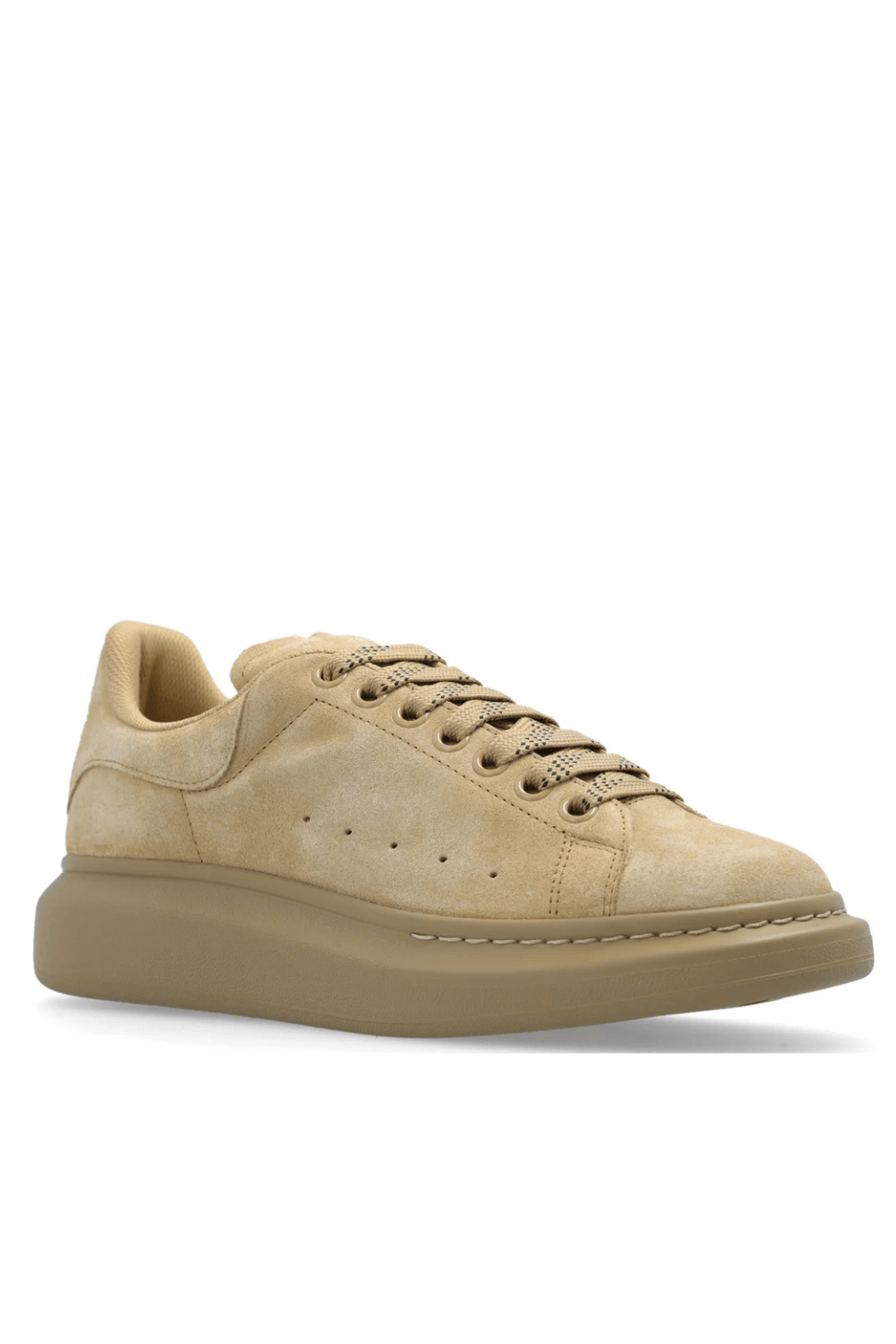 Alexander McQueen Oversized Lace-Up Beige Man Sneakers