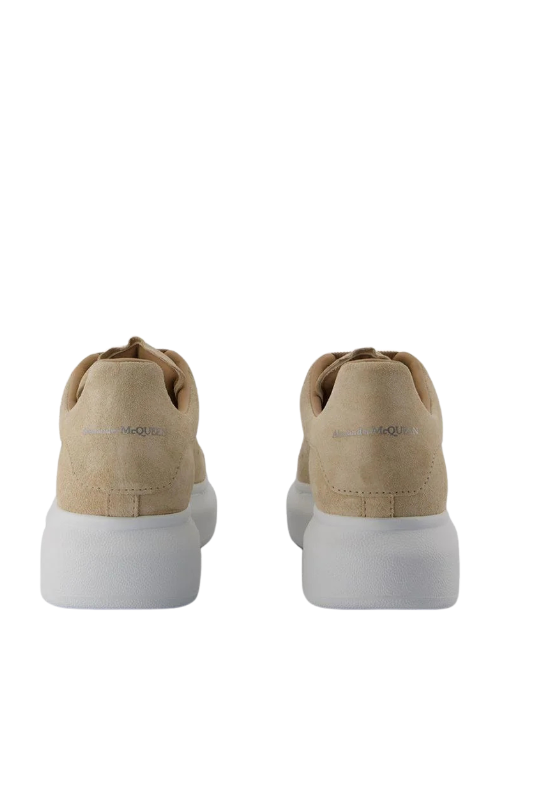 Alexander McQueen Oversized Lace-Up Beige Man Sneakers