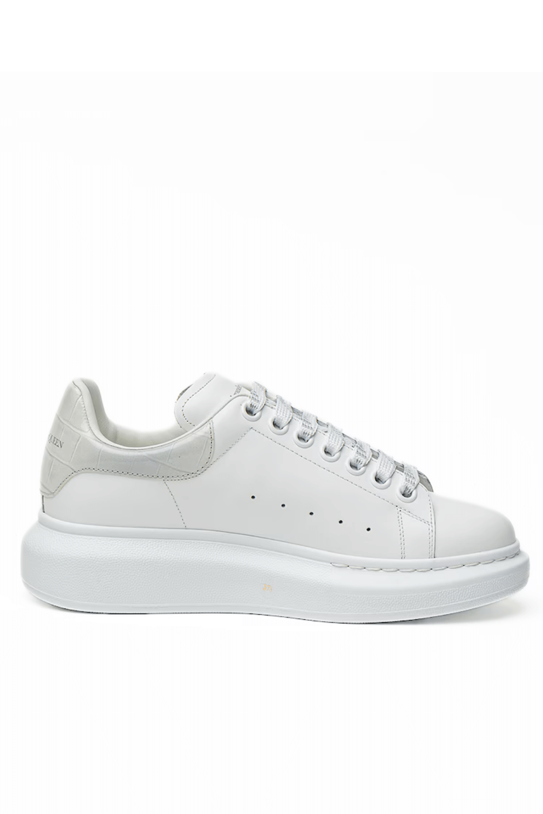 Alexander McQueen Oversized Low-Top Sneakers White Grey