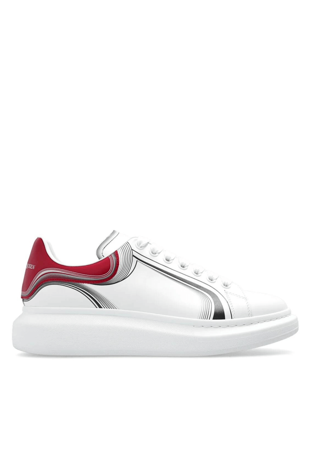 Alexander McQueen Oversized Sneaker Curve Tech - Garnet