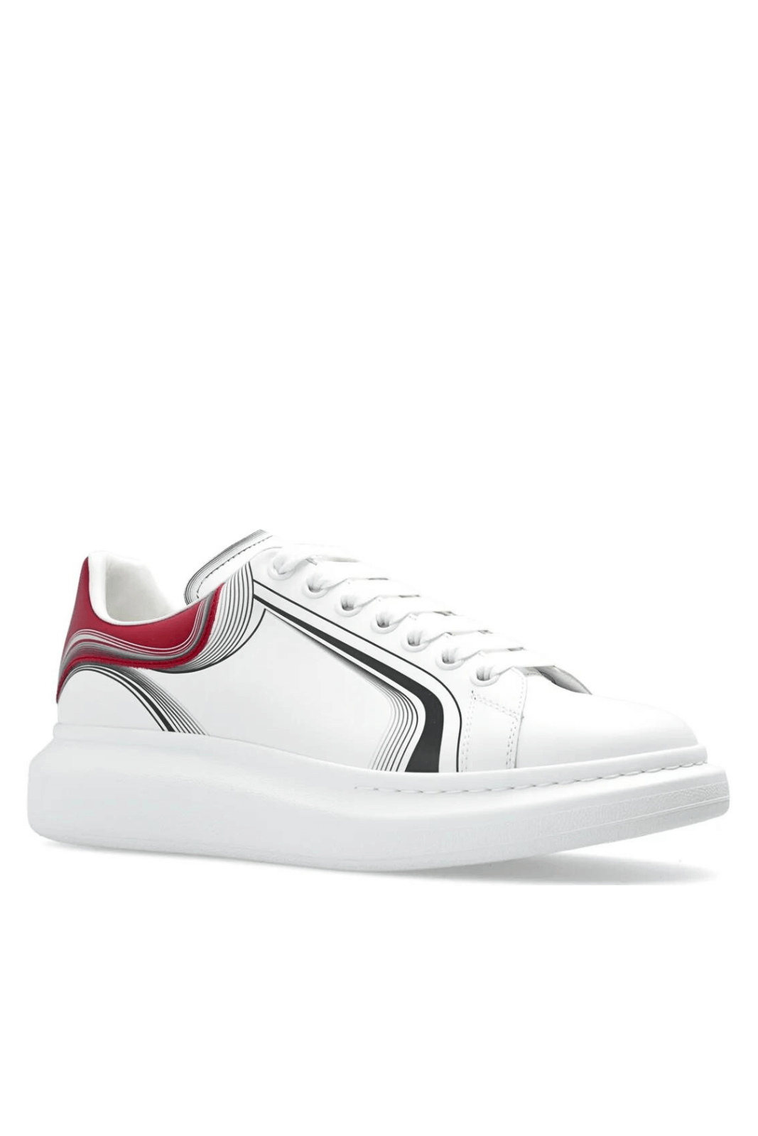 Alexander McQueen Oversized Sneaker Curve Tech - Garnet