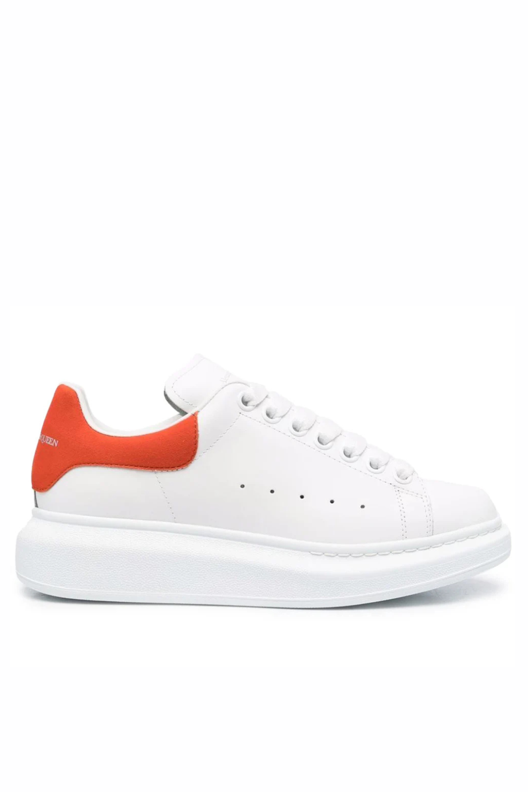 Alexander McQueen Oversized White Orange Man Sneakers