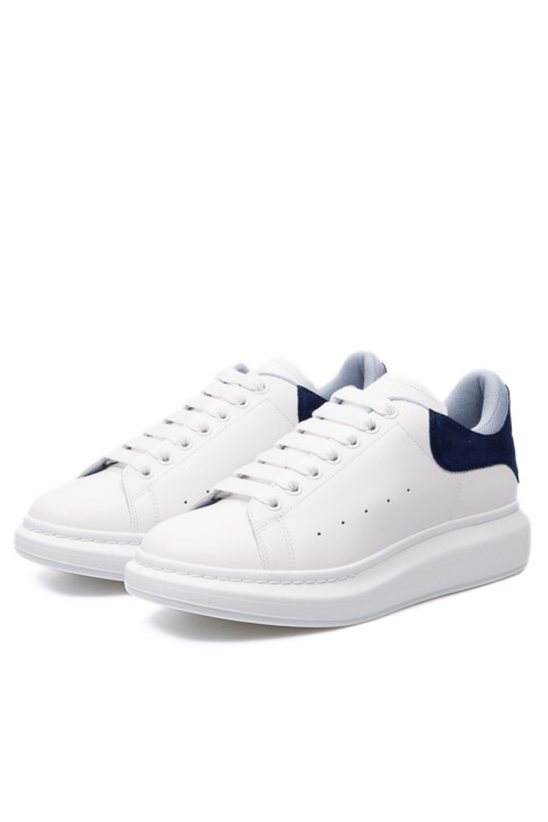 Alexander McQueen Oversized Sneaker White Navy