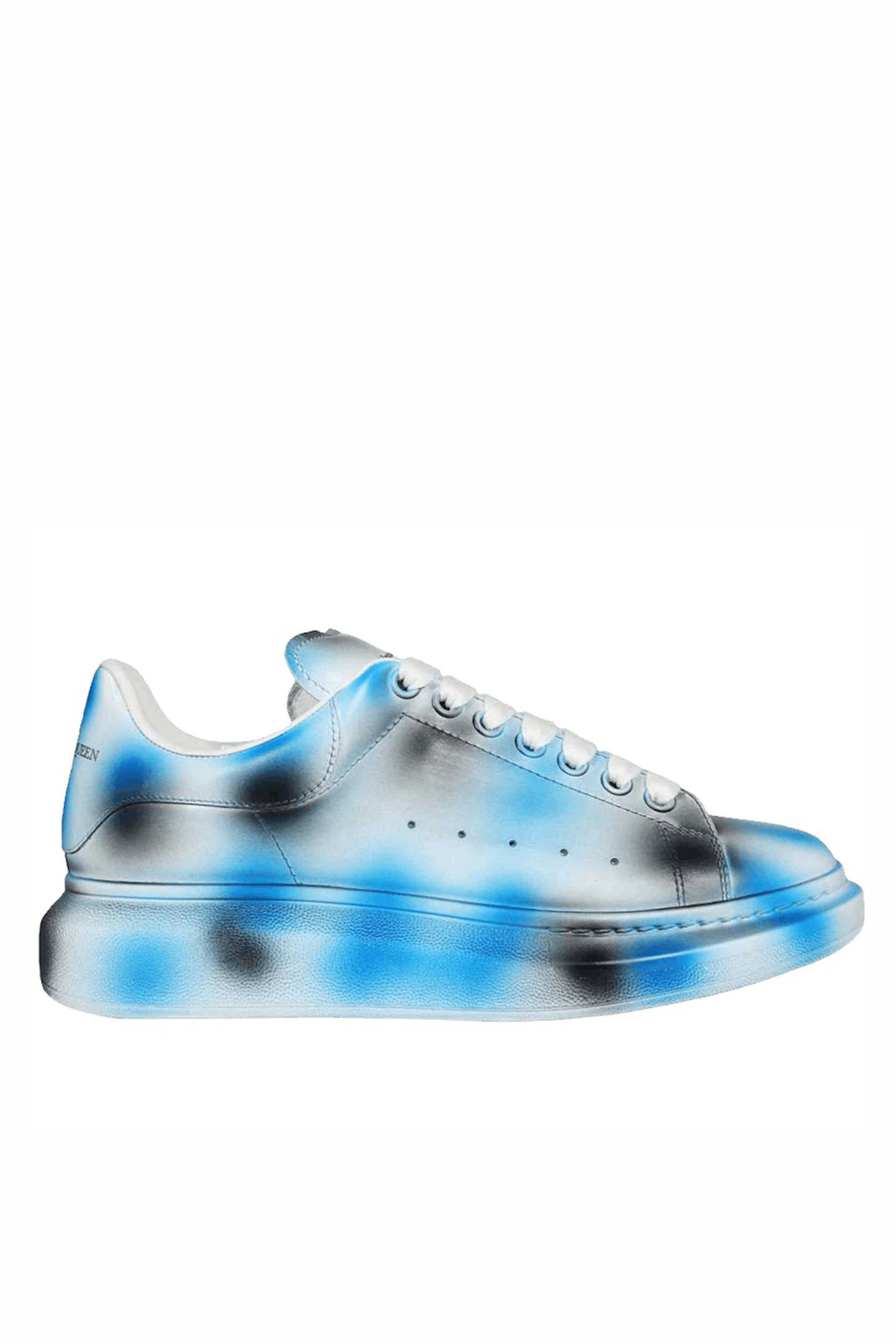 Alexander McQueen Oversized Sneaker Spray Paint - Black Blue