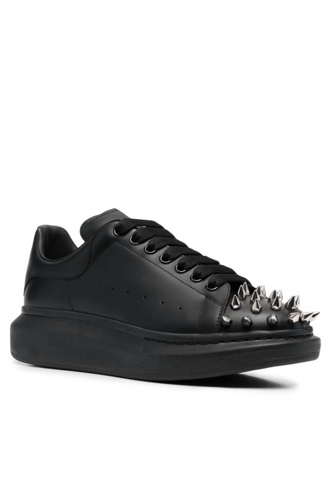 Alexander McQueen Oversized Sneaker Studded - Black face targets