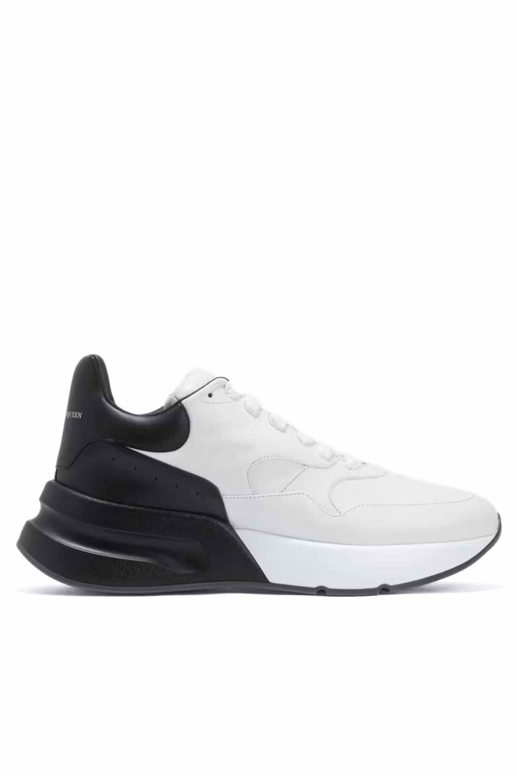 Alexander McQueen Oversized Runner Low Top White Black