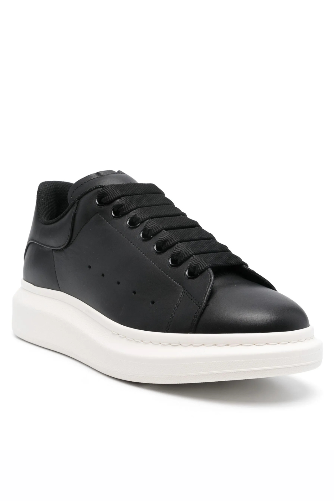Alexander McQueen Oversized Black White Low Top Sneakers