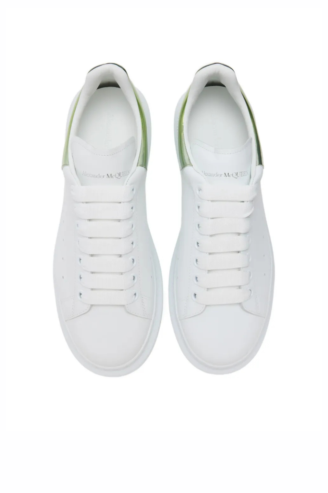 【mlnbxy_6006】 Alexander McQueen Oversized Women Sneakers Mirror Green heel