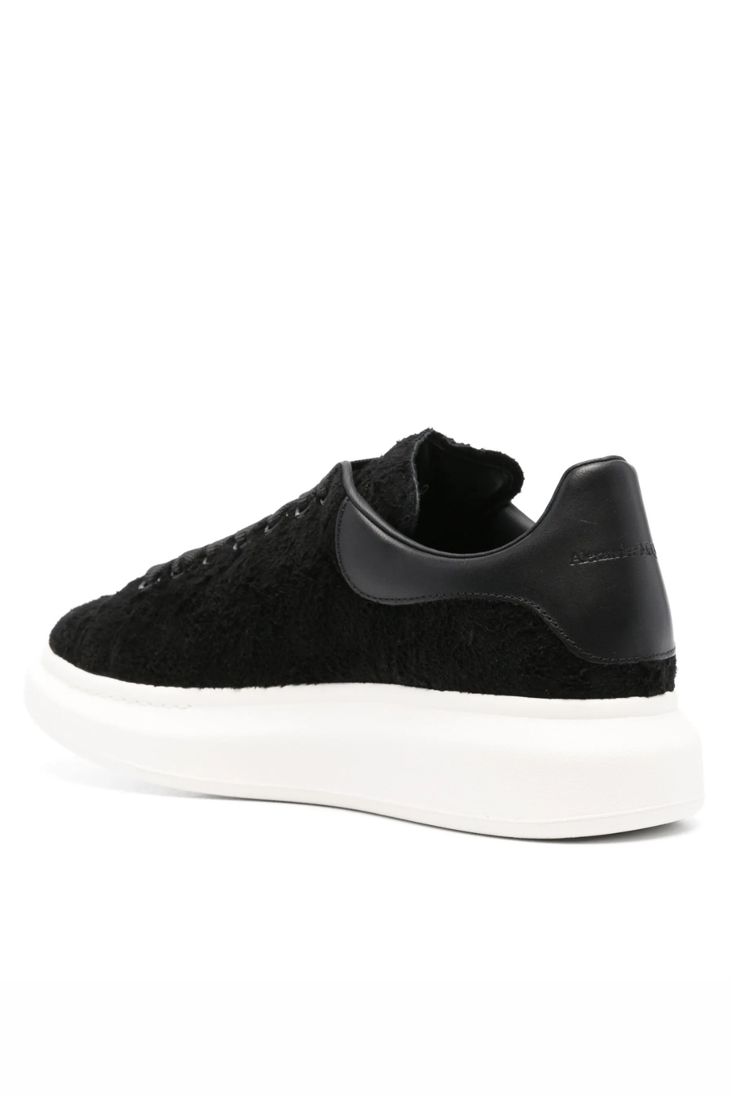 Alexander McQueen Oversized Sneaker Black Suede Leather