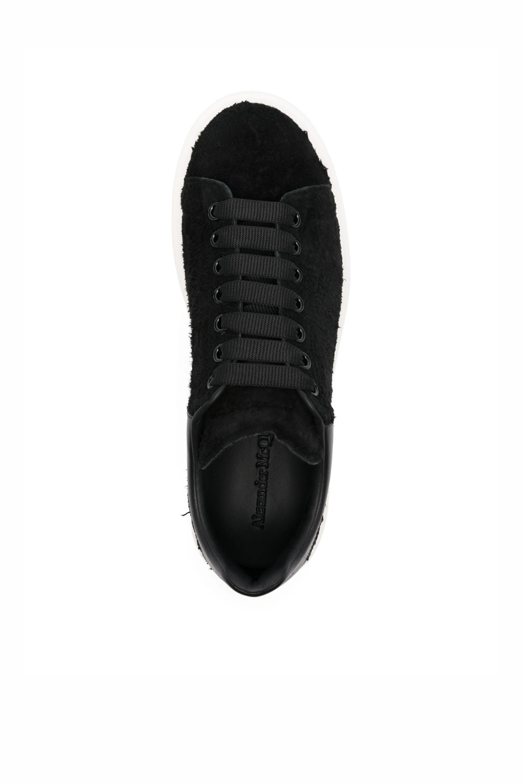 Alexander McQueen Oversized Sneaker Black Suede Leather