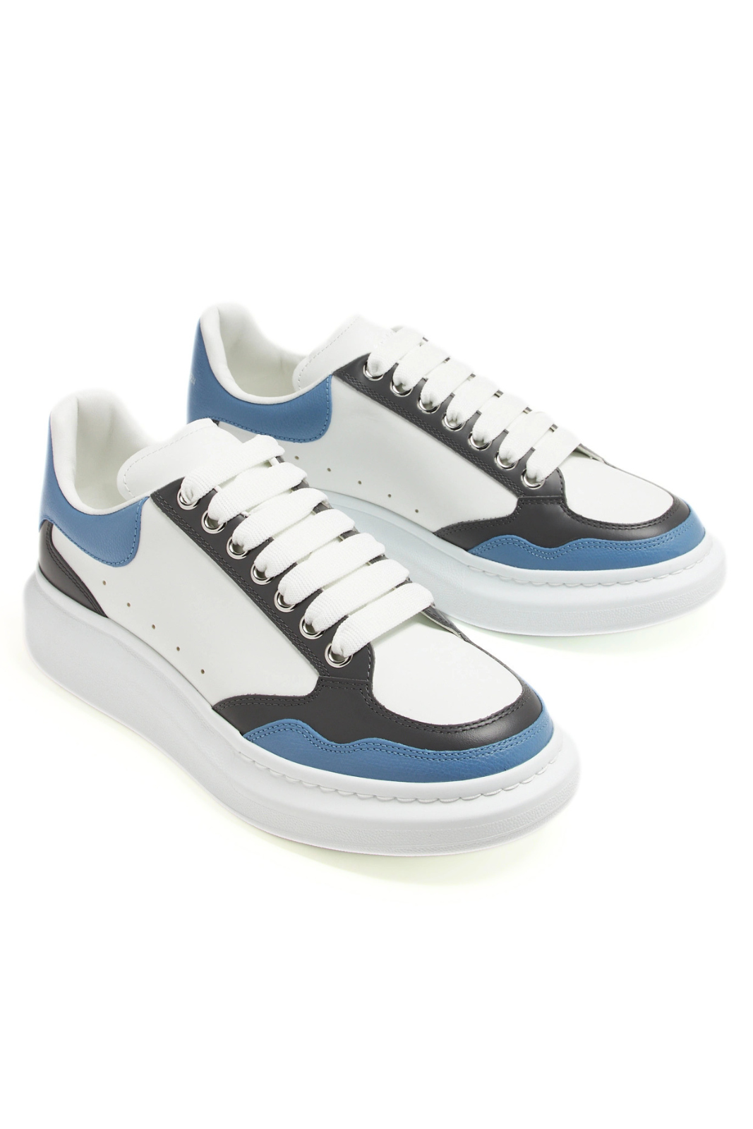 Alexander McQueen Oversized Retro Man sneakers White Blue Grey