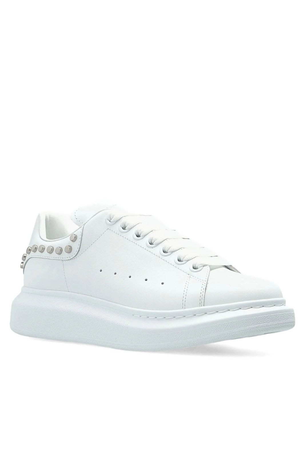 Alexander McQueen Oversized stud-embellished platform Women White sneakers