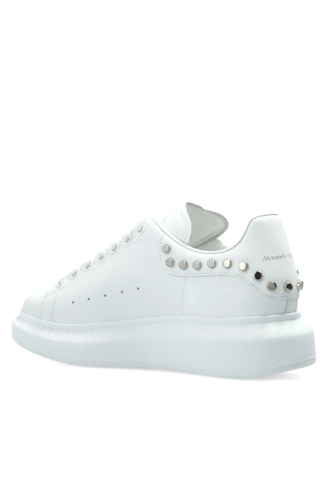 Alexander McQueen Oversized stud-embellished platform Women White sneakers