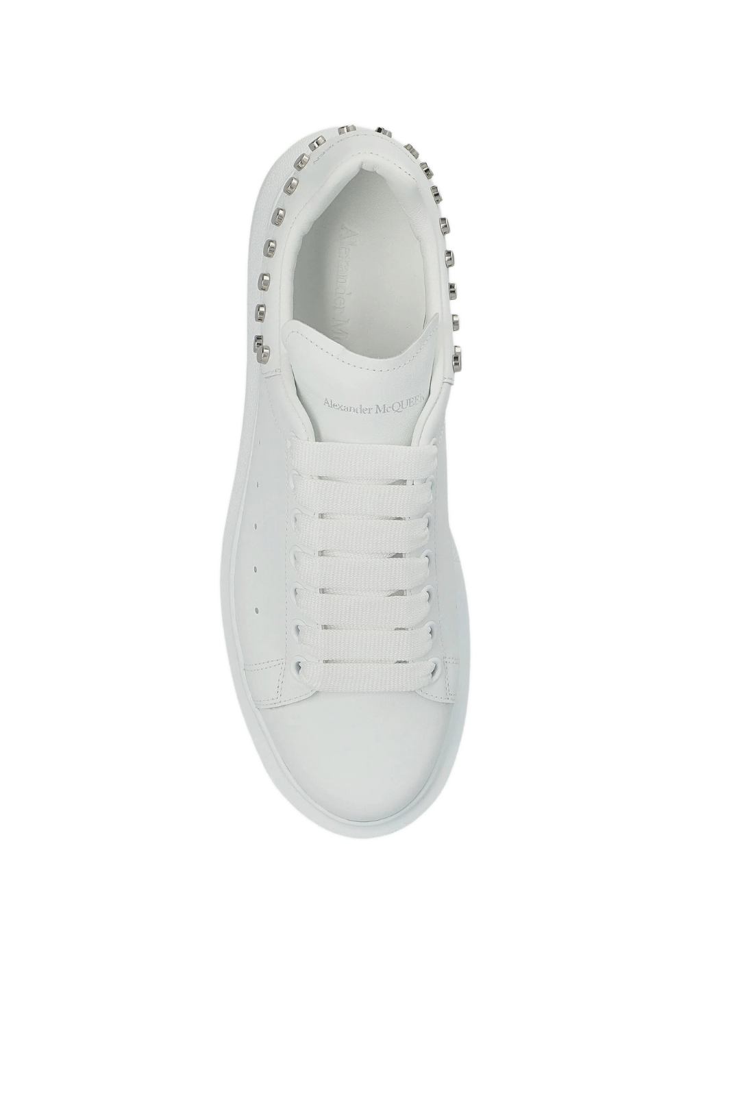 Alexander McQueen Oversized stud-embellished platform Women White sneakers