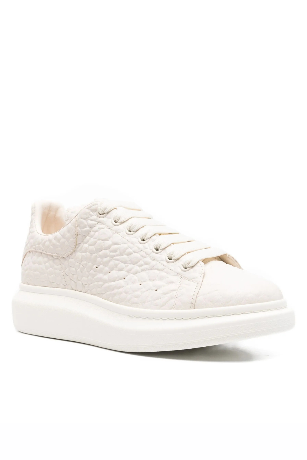 Alexander McQueen Oversized textured woman White sneakers