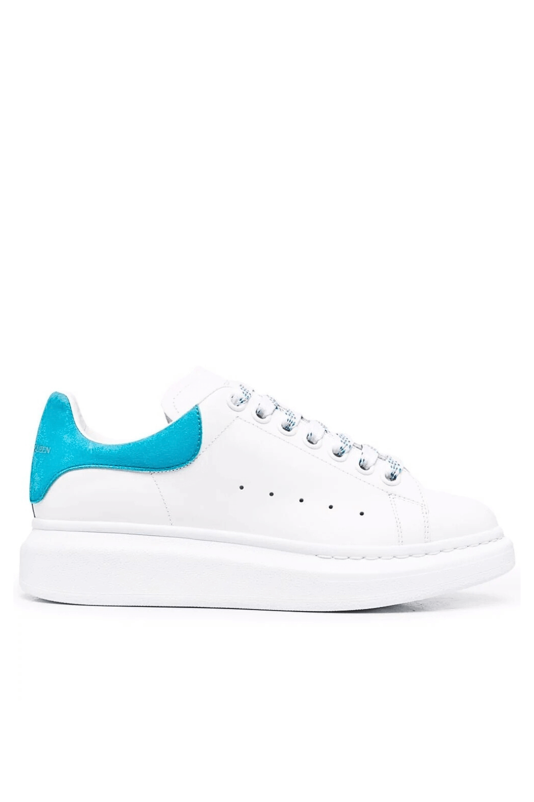 Alexander McQueen Oversized White Blue Sneakers