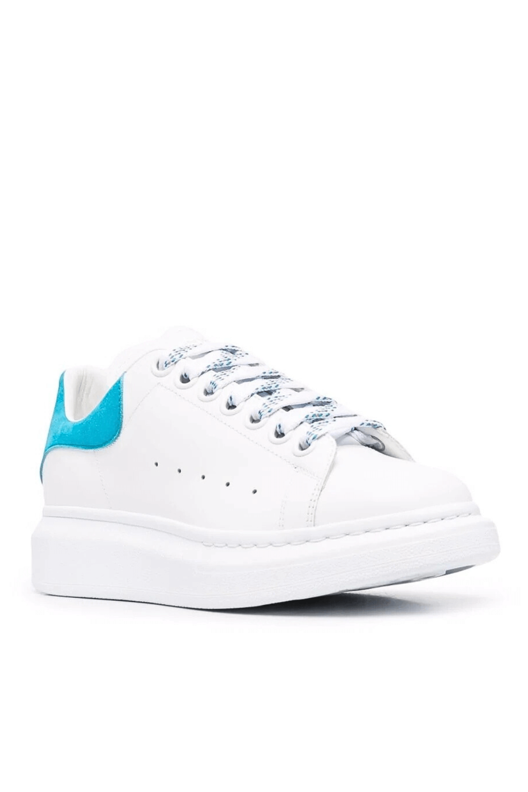 Alexander McQueen Oversized White Blue Sneakers